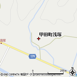 広島県安芸高田市甲田町浅塚277周辺の地図