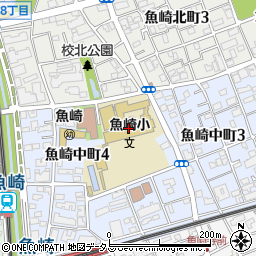 神戸市立魚崎小学校周辺の地図