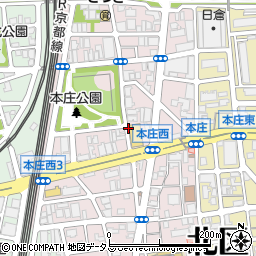 大阪府大阪市北区本庄西周辺の地図