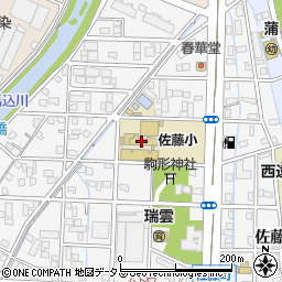 浜松市立佐藤小学校周辺の地図
