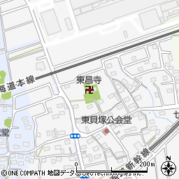 静岡県磐田市東貝塚1291-1周辺の地図