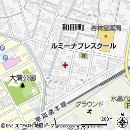 静岡県浜松市中央区和田町337周辺の地図