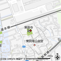 静岡県磐田市東貝塚1291周辺の地図