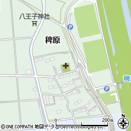 稗原公会堂周辺の地図