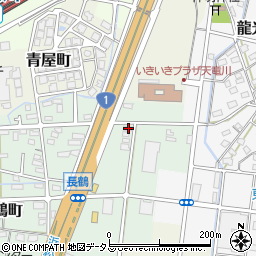 静岡県浜松市中央区長鶴町268周辺の地図