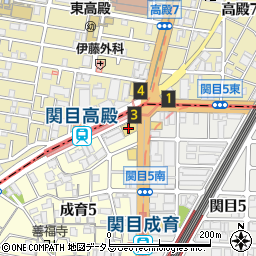 関目タウンビル周辺の地図