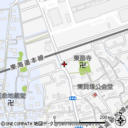 静岡県磐田市東貝塚1301周辺の地図
