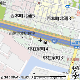 兵庫県尼崎市西本町4丁目32周辺の地図