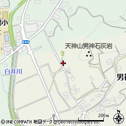 静岡県牧之原市男神650-1周辺の地図