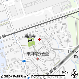 静岡県磐田市東貝塚1111周辺の地図