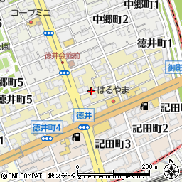 兵庫県神戸市灘区徳井町周辺の地図