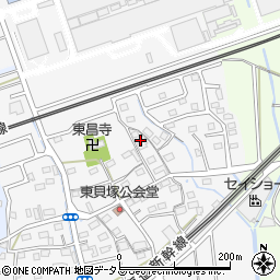 静岡県磐田市東貝塚1102周辺の地図