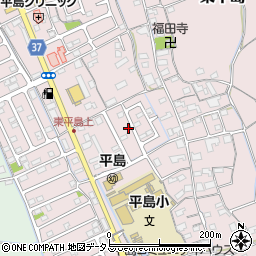 岡山県岡山市東区東平島1235-5周辺の地図