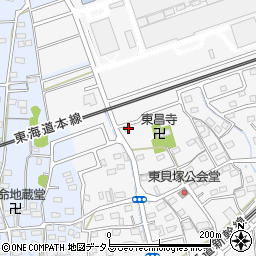 静岡県磐田市東貝塚1299周辺の地図