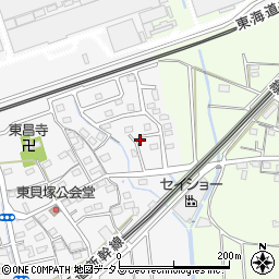 静岡県磐田市東貝塚1058周辺の地図