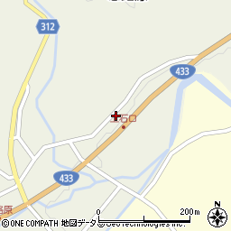 広島県山県郡北広島町志路原428周辺の地図