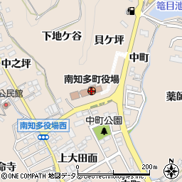 愛知県知多郡南知多町周辺の地図
