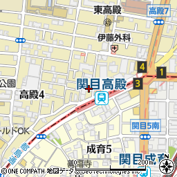 ポーラザビューティ・関目・高殿店周辺の地図