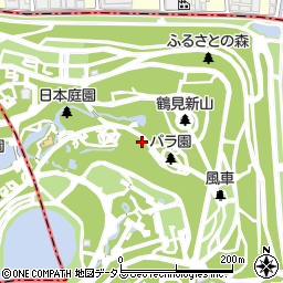 鶴見緑地トイレ４周辺の地図