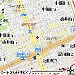 徳井調剤薬局周辺の地図