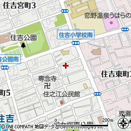 パレ住吉川管理事務所周辺の地図
