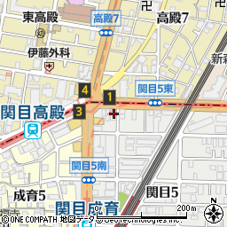 大阪城東ライオンズクラブ周辺の地図