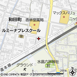 静岡県浜松市中央区和田町303周辺の地図