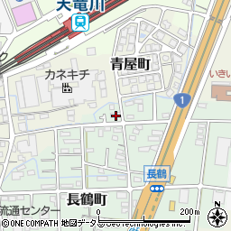 静岡県浜松市中央区長鶴町133周辺の地図