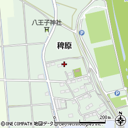 静岡県磐田市稗原445周辺の地図