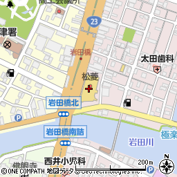 松菱周辺の地図