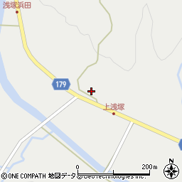 広島県安芸高田市甲田町浅塚376周辺の地図