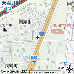 静岡県浜松市中央区長鶴町143周辺の地図