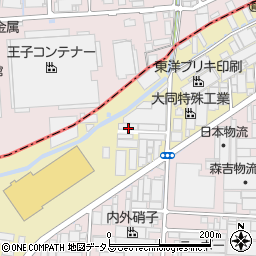 プラスコン化工株式会社周辺の地図