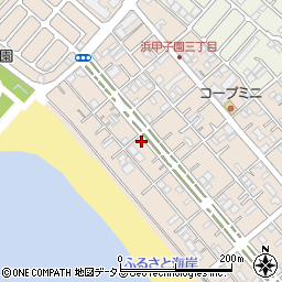 Ｏｎｅ　Ｐａｒｋ浜甲子園駐車場周辺の地図