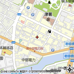 三重県津市丸之内周辺の地図
