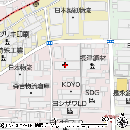ゼリア新薬工業株式会社　大阪物流センター周辺の地図