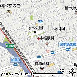 大阪府大阪市淀川区塚本4丁目12周辺の地図