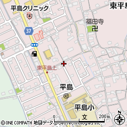 岡山県岡山市東区東平島1232周辺の地図