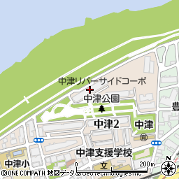 ラインＯＳＡＫＡ周辺の地図