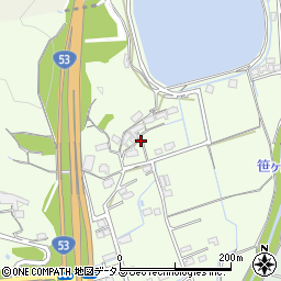 岡山県岡山市北区田益1431-1周辺の地図