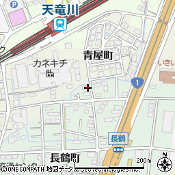 静岡県浜松市中央区長鶴町134周辺の地図