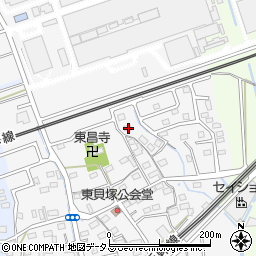 静岡県磐田市東貝塚1103周辺の地図