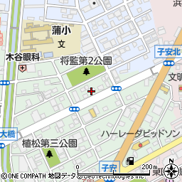 静岡県浜松市中央区将監町28周辺の地図