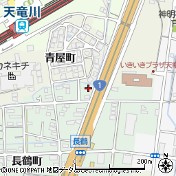 静岡県浜松市中央区長鶴町141周辺の地図