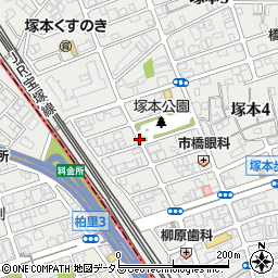 大阪府大阪市淀川区塚本4丁目15周辺の地図