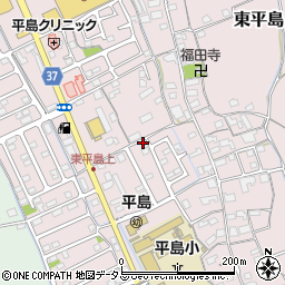 岡山県岡山市東区東平島1235-8周辺の地図