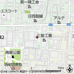 大阪府大東市御領2丁目1周辺の地図