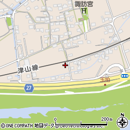 岡山県岡山市北区玉柏1435-1周辺の地図