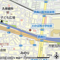 らいふ薬局武庫川店周辺の地図