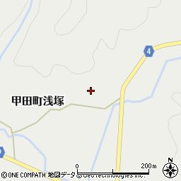 広島県安芸高田市甲田町浅塚232周辺の地図